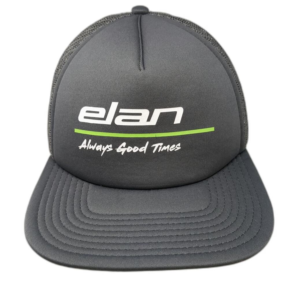 OTTO Trucker Hat Gray One Size elan Always Good Times Mesh Snapback Polyester